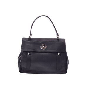 SAINT LAURENT Yves Muse Toe black leather